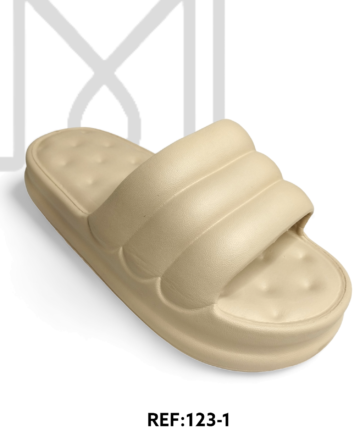 CHANCLA MASMELO 123-DK KAKI DAMA 35 AL 40